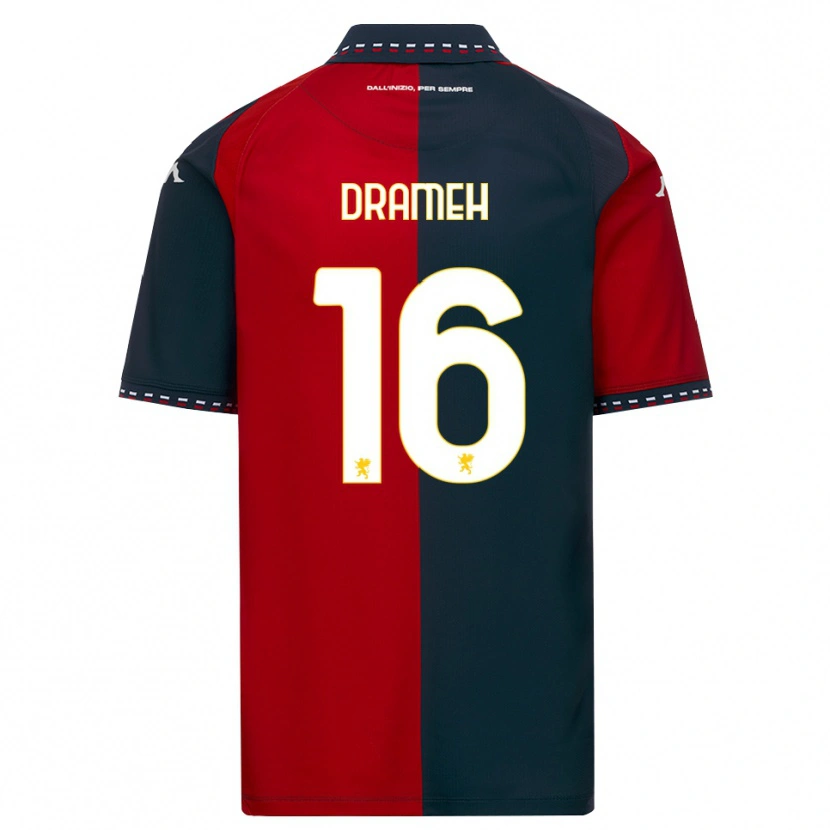 Danxen Heren Cody Drameh #16 Rood Zwart Wit Thuisshirt Thuistenue 2026/27 T-Shirt België
