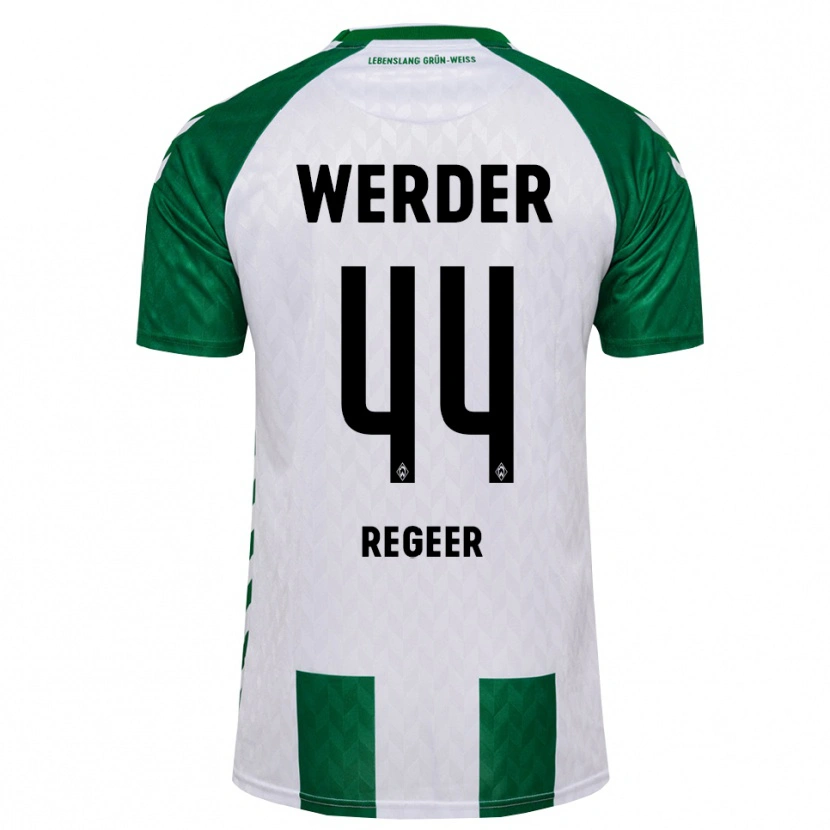 Danxen Heren Youri Regeer #44 Groen Wit Thuisshirt Thuistenue 2026/27 T-Shirt België