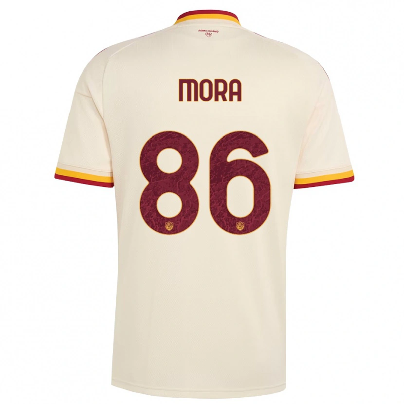 Danxen Heren Rodrigo Mora #86 Champagne Rood Geel Uitshirt Uittenue 2026/27 T-Shirt België