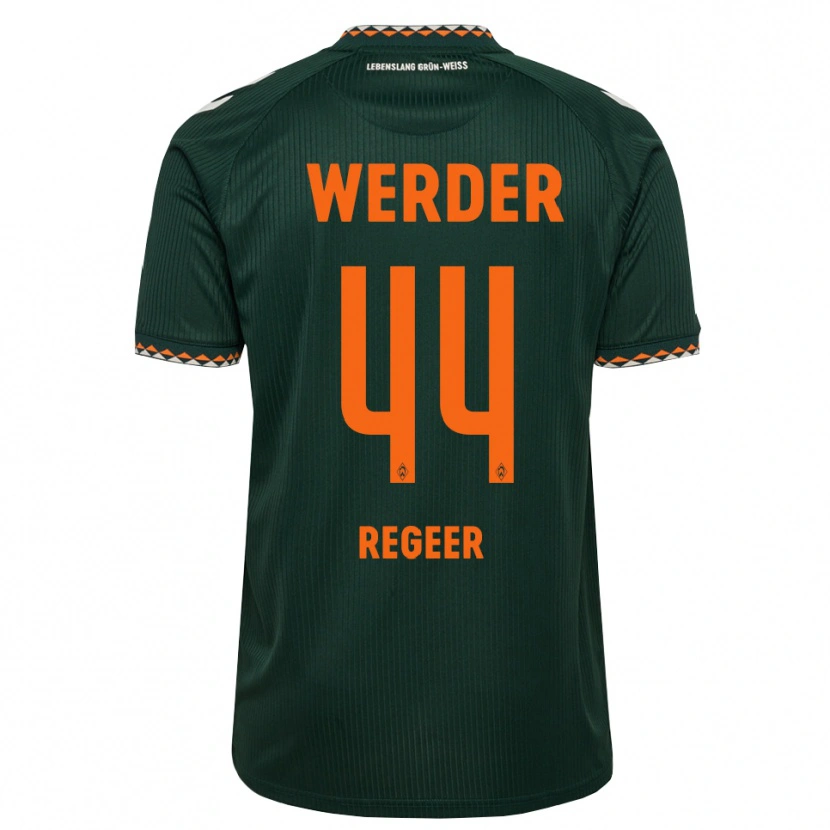 Danxen Heren Youri Regeer #44 Donkergroen Oranje Wit Uitshirt Uittenue 2026/27 T-Shirt België