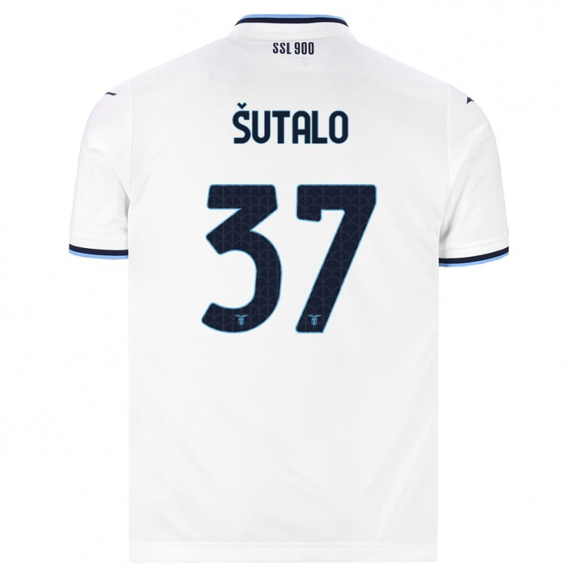 Danxen Heren Josip Sutalo #37 Wit Marineblauw Uitshirt Uittenue 2026/27 T-Shirt België