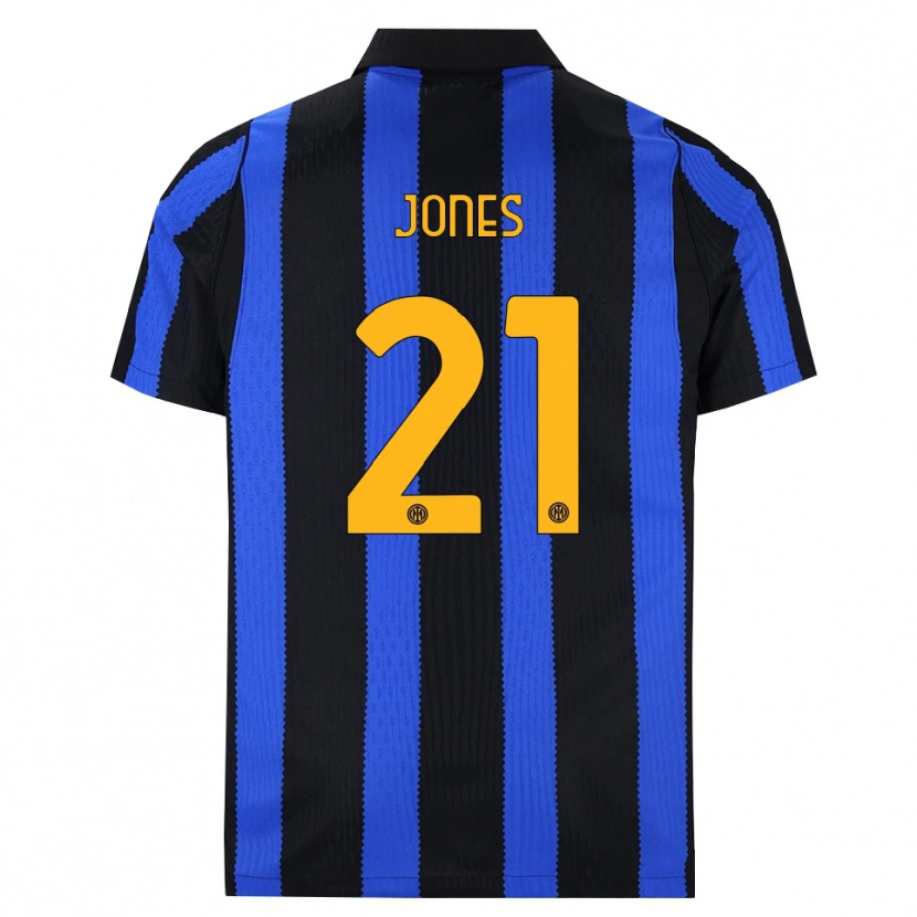 Danxen Heren Curtis Jones #21 Zwart Blauw Geel Thuisshirt Thuistenue 2026/27 T-Shirt België