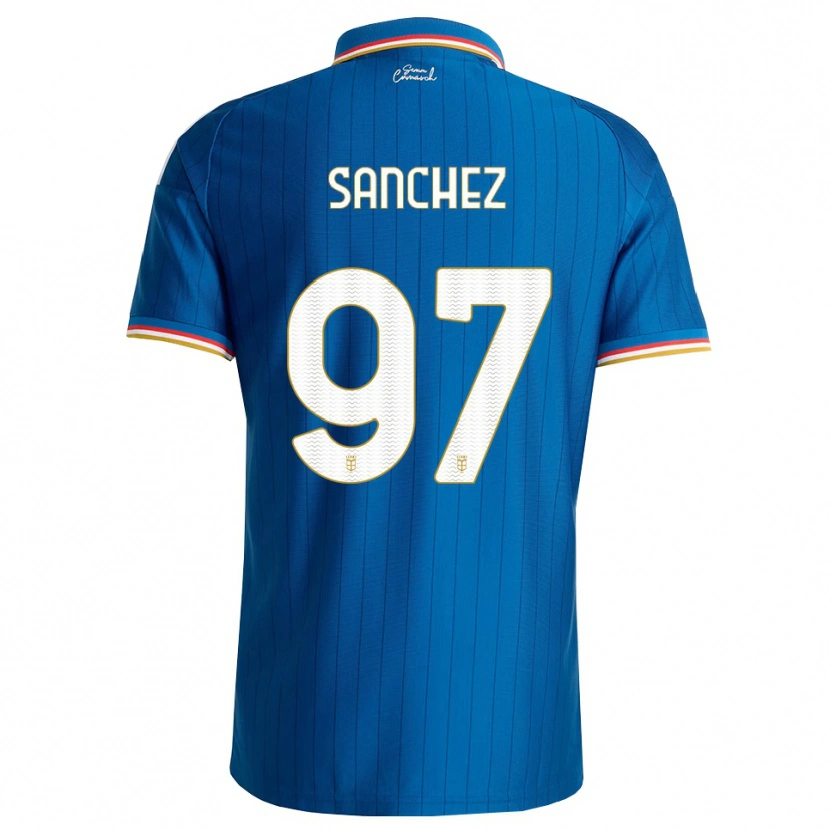 Danxen Heren Robert Sánchez #97 Blauw Wit Rood Thuisshirt Thuistenue 2026/27 T-Shirt België