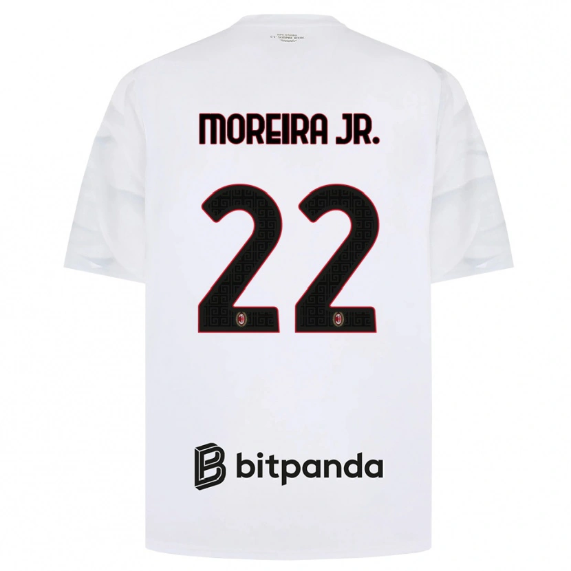 Danxen Heren Diego Moreira #22 Wit Rood Zwart Uitshirt Uittenue 2026/27 T-Shirt België