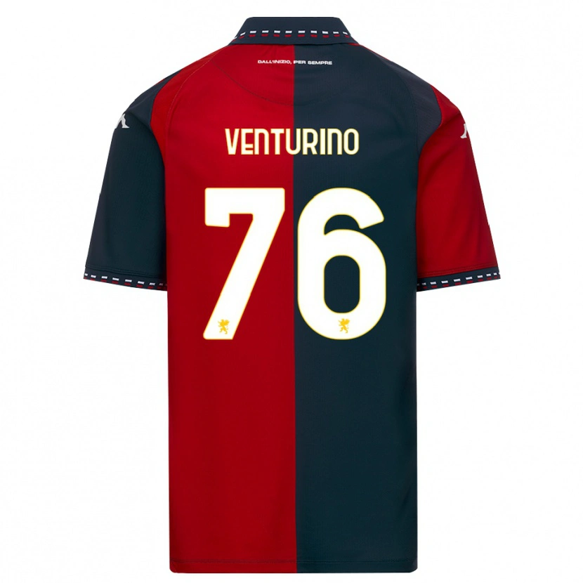 Danxen Heren Lorenzo Venturino #76 Rood Zwart Wit Thuisshirt Thuistenue 2026/27 T-Shirt België