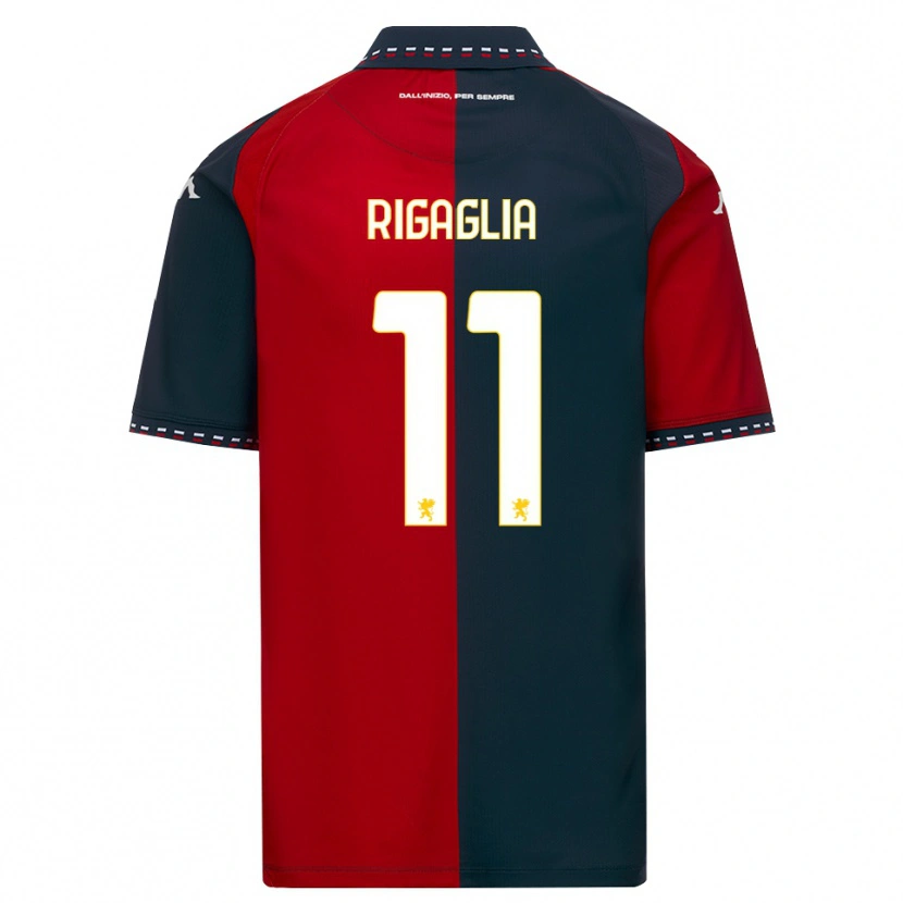 Danxen Heren Alison Rigaglia #11 Rood Zwart Wit Thuisshirt Thuistenue 2026/27 T-Shirt België