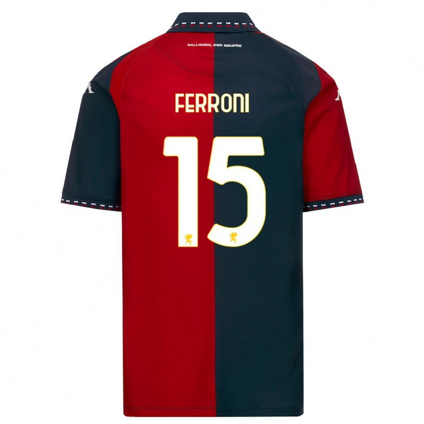 Danxen Heren Leonardo Ferroni #15 Rood Zwart Wit Thuisshirt Thuistenue 2026/27 T-Shirt België