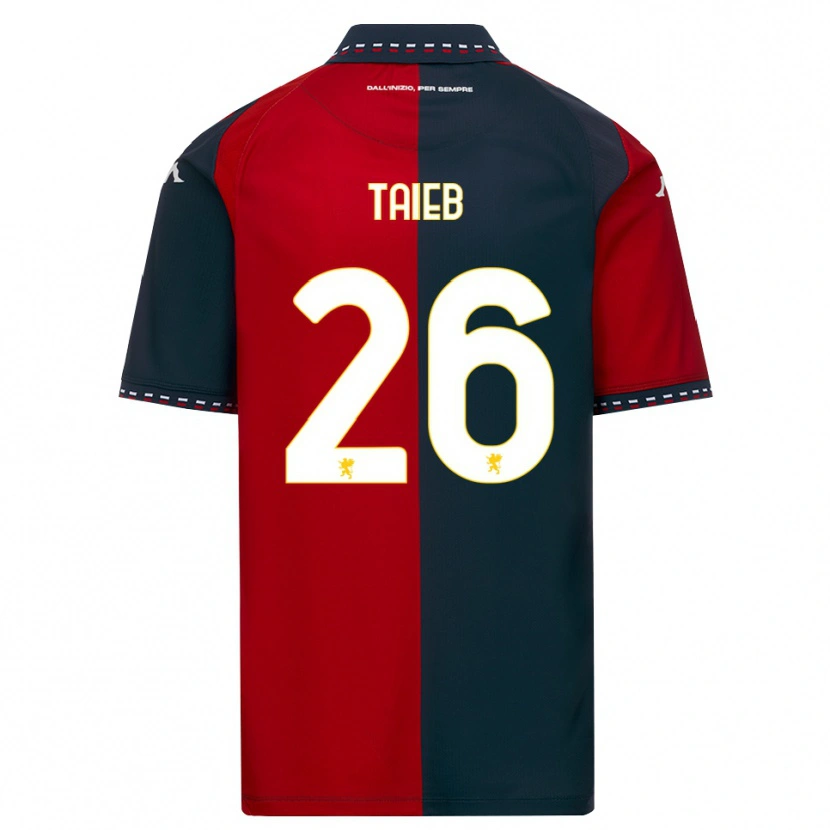 Danxen Heren Chad Taieb #26 Rood Zwart Wit Thuisshirt Thuistenue 2026/27 T-Shirt België