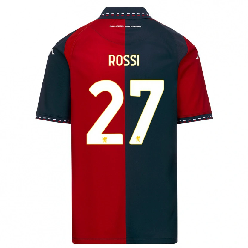 Danxen Heren Lucrezia Rossi #27 Rood Zwart Wit Thuisshirt Thuistenue 2026/27 T-Shirt België