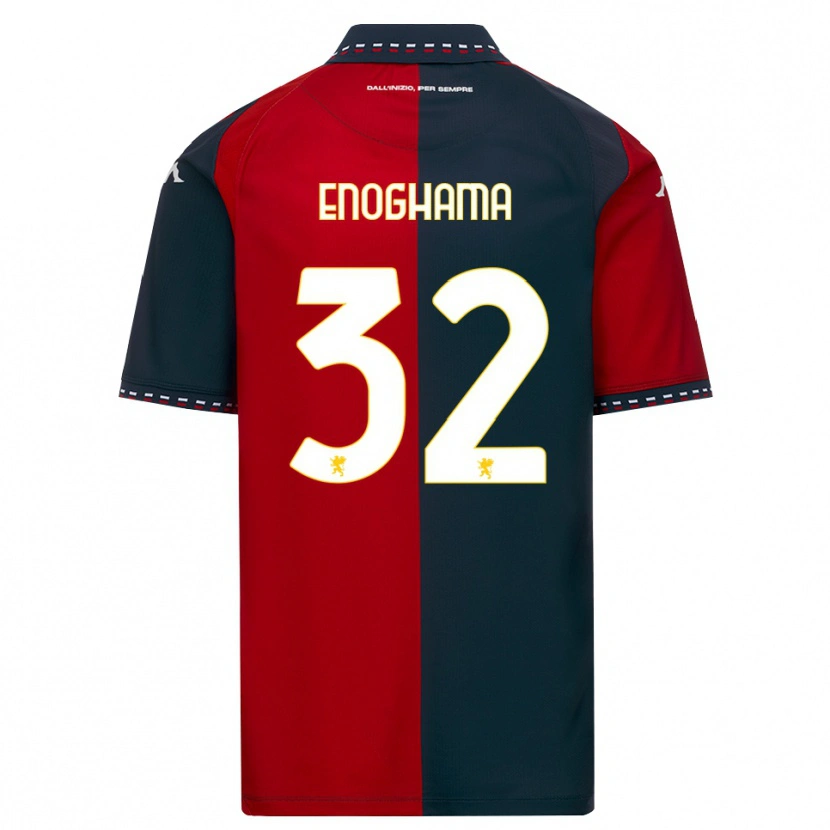 Danxen Heren Isaac Enoghama #32 Rood Zwart Wit Thuisshirt Thuistenue 2026/27 T-Shirt België