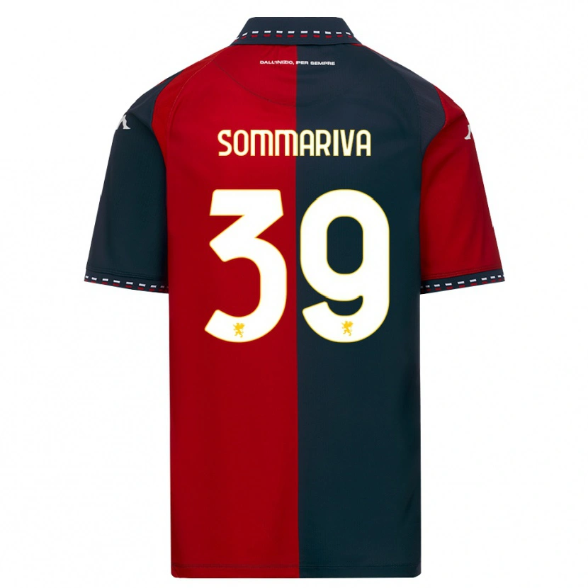 Danxen Heren Daniele Sommariva #39 Rood Zwart Wit Thuisshirt Thuistenue 2026/27 T-Shirt België