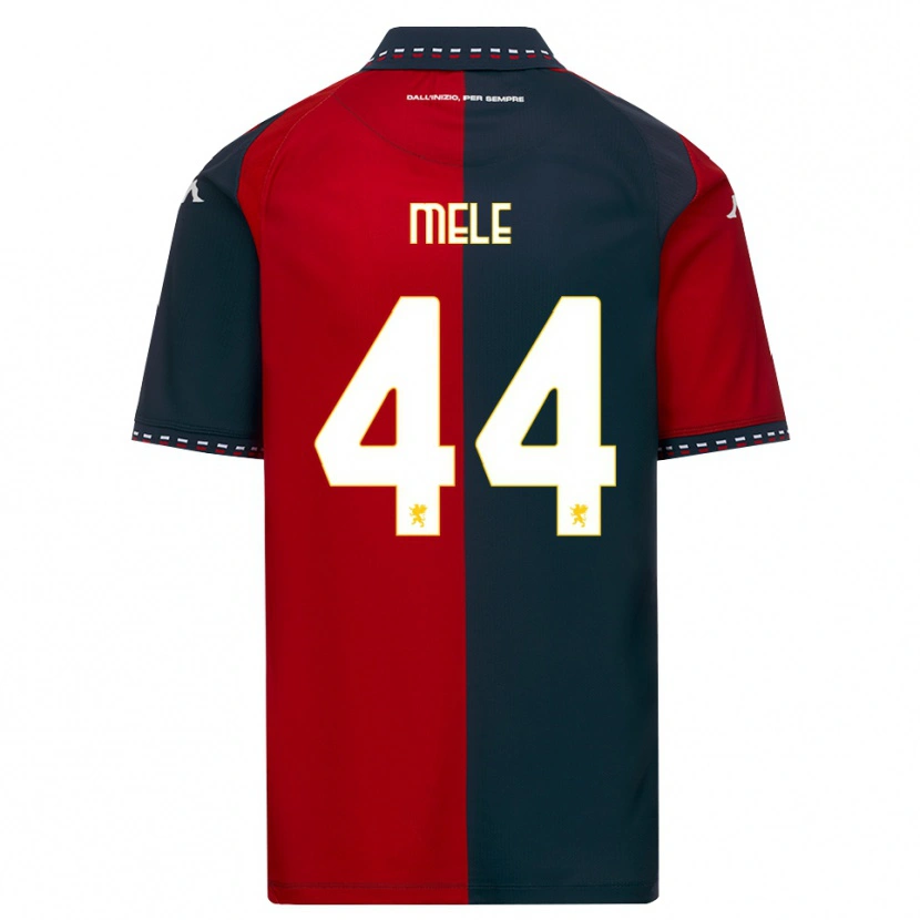 Danxen Heren Chiara Mele #44 Rood Zwart Wit Thuisshirt Thuistenue 2026/27 T-Shirt België