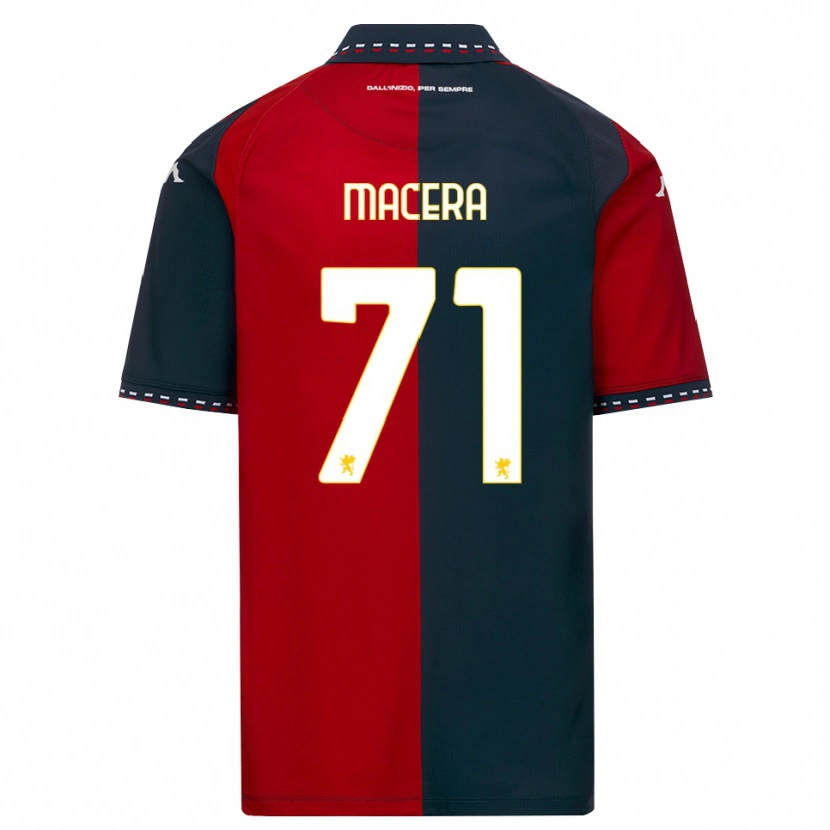 Danxen Heren Matilde Macera #71 Rood Zwart Wit Thuisshirt Thuistenue 2026/27 T-Shirt België
