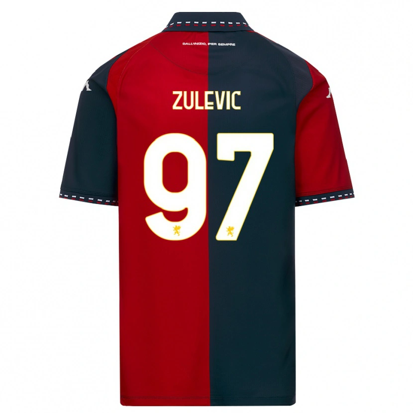 Danxen Heren Adam Zulevic #97 Rood Zwart Wit Thuisshirt Thuistenue 2026/27 T-Shirt België