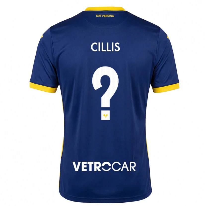Danxen Heren Papy Cillis #0 Koninklijk Blauw Geel Wit Thuisshirt Thuistenue 2026/27 T-Shirt België