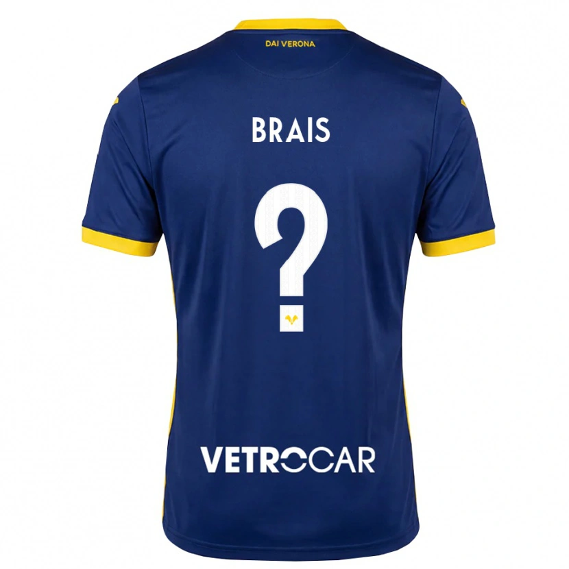 Danxen Heren Alessandro Brais #0 Koninklijk Blauw Geel Wit Thuisshirt Thuistenue 2026/27 T-Shirt België