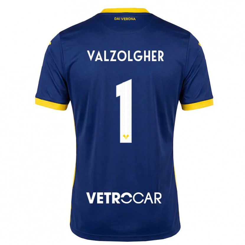 Danxen Heren Chiara Valzolgher #1 Koninklijk Blauw Geel Wit Thuisshirt Thuistenue 2026/27 T-Shirt België