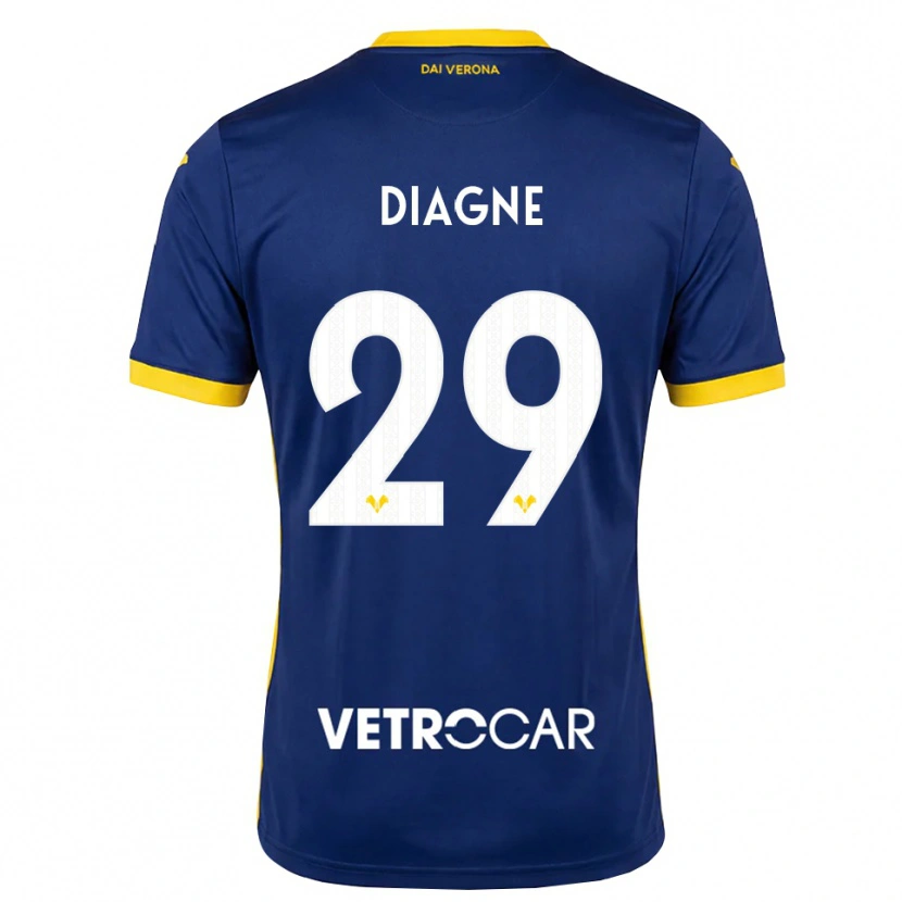 Danxen Heren Baye Diagne #29 Koninklijk Blauw Geel Wit Thuisshirt Thuistenue 2026/27 T-Shirt België
