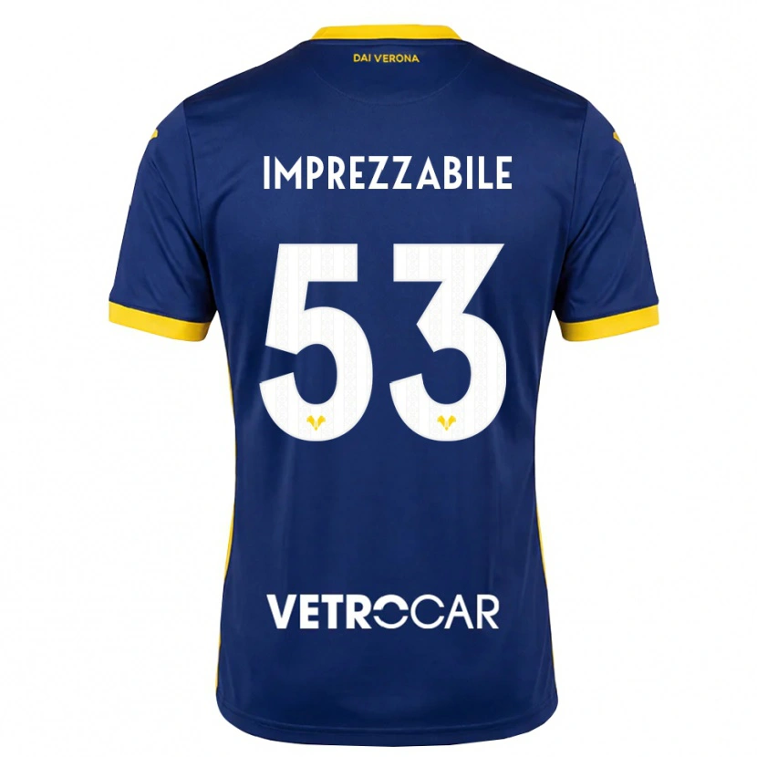 Danxen Heren Francesca Imprezzabile #53 Koninklijk Blauw Geel Wit Thuisshirt Thuistenue 2026/27 T-Shirt België