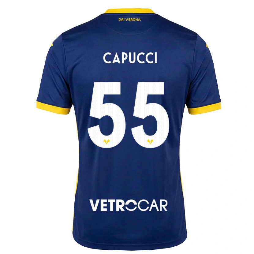 Danxen Heren Laura Capucci #55 Koninklijk Blauw Geel Wit Thuisshirt Thuistenue 2026/27 T-Shirt België