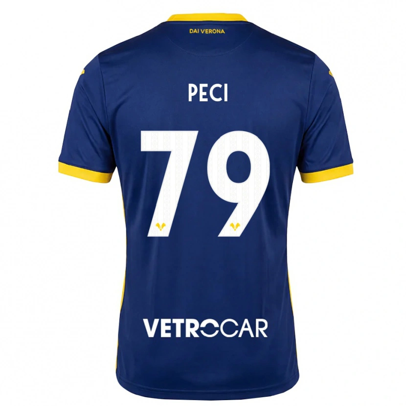 Danxen Heren Jurgen Peci #79 Koninklijk Blauw Geel Wit Thuisshirt Thuistenue 2026/27 T-Shirt België
