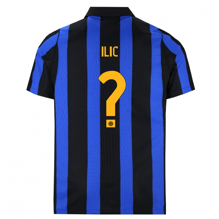 Danxen Heren Novak Ilic #0 Zwart Blauw Geel Thuisshirt Thuistenue 2026/27 T-Shirt België