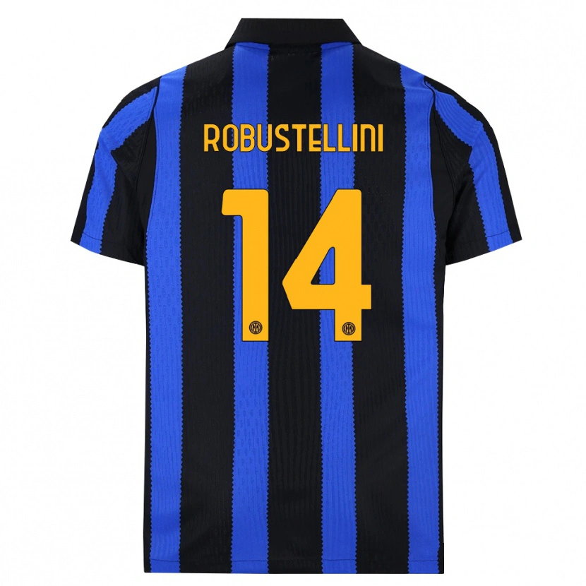 Danxen Heren Chiara Robustellini #14 Zwart Blauw Geel Thuisshirt Thuistenue 2026/27 T-Shirt België