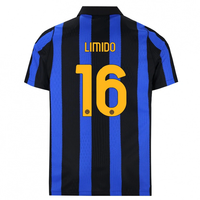 Danxen Heren Federico Limido #16 Zwart Blauw Geel Thuisshirt Thuistenue 2026/27 T-Shirt België