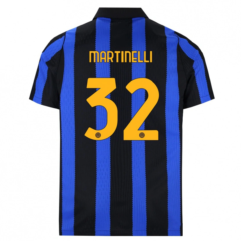 Danxen Heren Matilde Martinelli #32 Zwart Blauw Geel Thuisshirt Thuistenue 2026/27 T-Shirt België