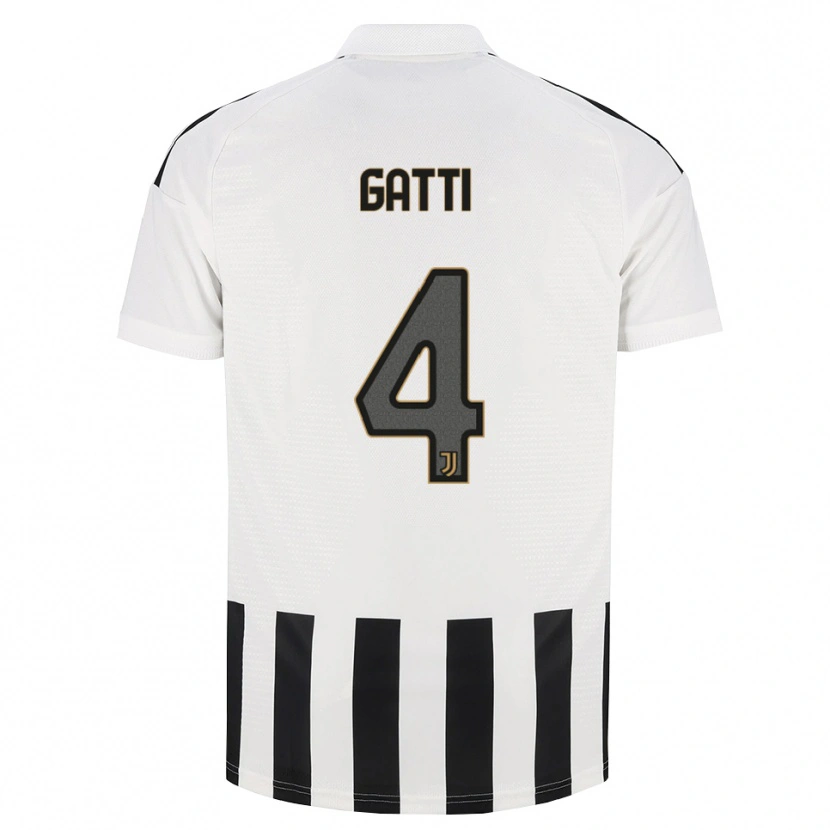 Danxen Heren Federico Gatti #4 Zwart Wit Bruin Thuisshirt Thuistenue 2026/27 T-Shirt België