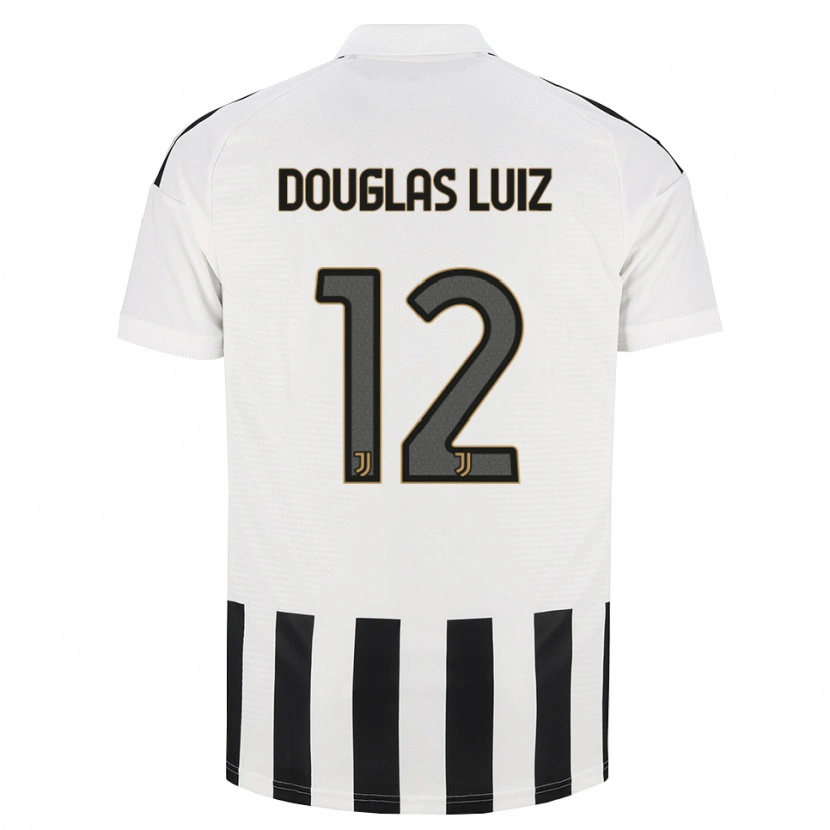 Danxen Heren Douglas Luiz #12 Zwart Wit Bruin Thuisshirt Thuistenue 2026/27 T-Shirt België