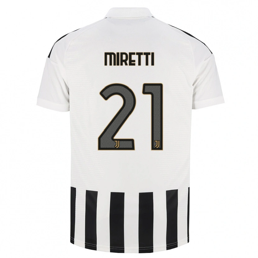 Danxen Heren Fabio Miretti #21 Zwart Wit Bruin Thuisshirt Thuistenue 2026/27 T-Shirt België