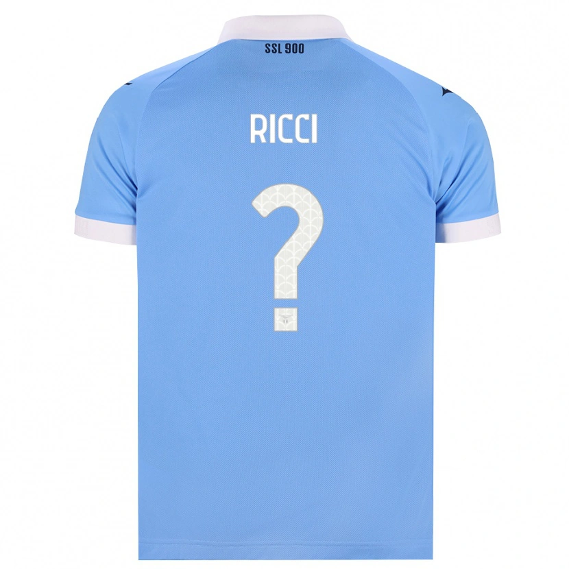 Danxen Heren Gianmarco Ricci #0 Hemelsblauw Zwart Wit Thuisshirt Thuistenue 2026/27 T-Shirt België