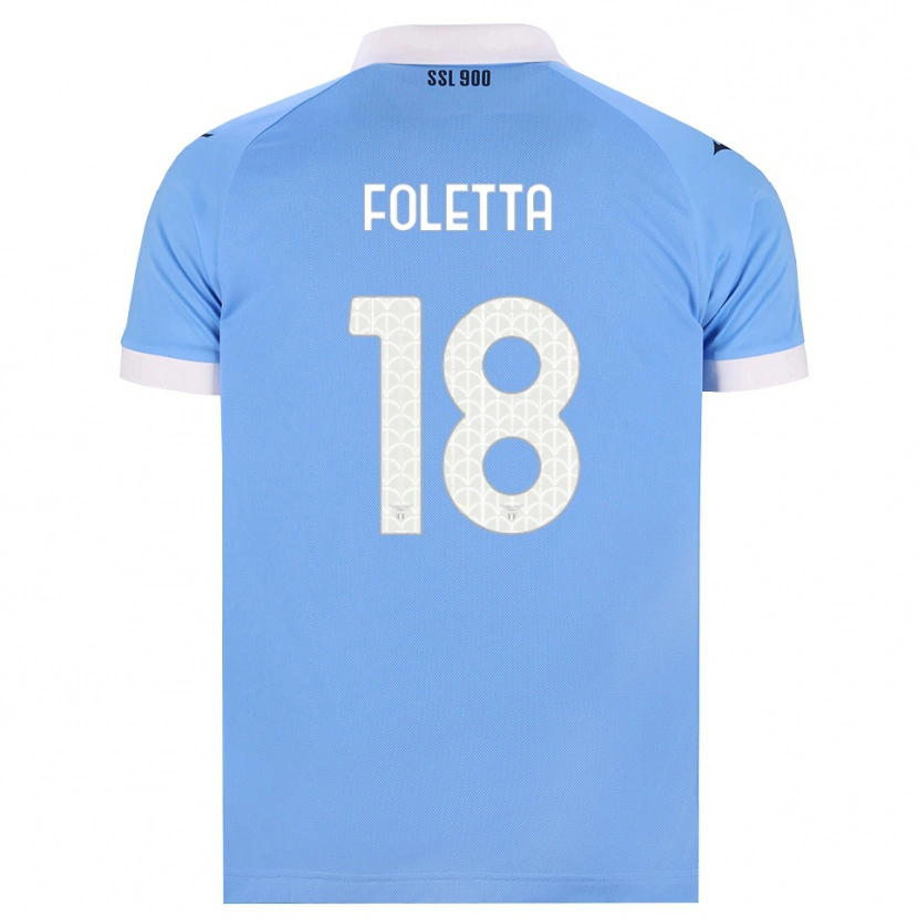 Danxen Heren Isabella Foletta #18 Hemelsblauw Zwart Wit Thuisshirt Thuistenue 2026/27 T-Shirt België