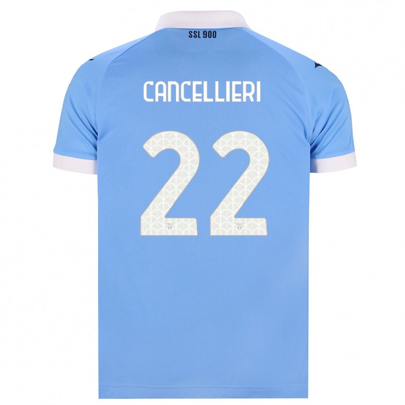 Danxen Heren Matteo Cancellieri #22 Hemelsblauw Zwart Wit Thuisshirt Thuistenue 2026/27 T-Shirt België