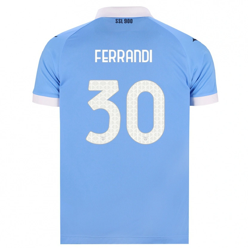 Danxen Heren Giulia Ferrandi #30 Hemelsblauw Zwart Wit Thuisshirt Thuistenue 2026/27 T-Shirt België