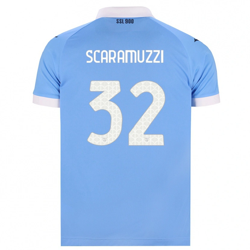 Danxen Heren Chiara Scaramuzzi #32 Hemelsblauw Zwart Wit Thuisshirt Thuistenue 2026/27 T-Shirt België