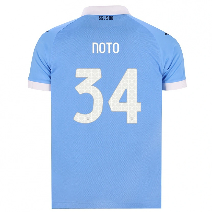 Danxen Heren Pierpaolo Noto #34 Hemelsblauw Zwart Wit Thuisshirt Thuistenue 2026/27 T-Shirt België