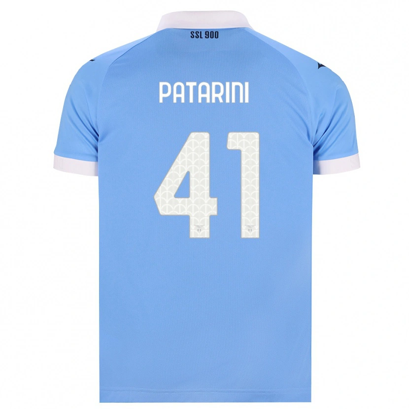 Danxen Heren Riccardo Patarini #41 Hemelsblauw Zwart Wit Thuisshirt Thuistenue 2026/27 T-Shirt België
