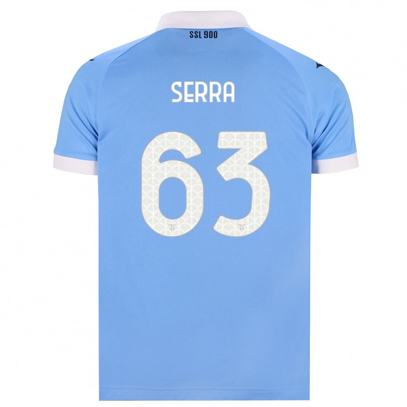 Danxen Heren Federico Serra #63 Hemelsblauw Zwart Wit Thuisshirt Thuistenue 2026/27 T-Shirt België