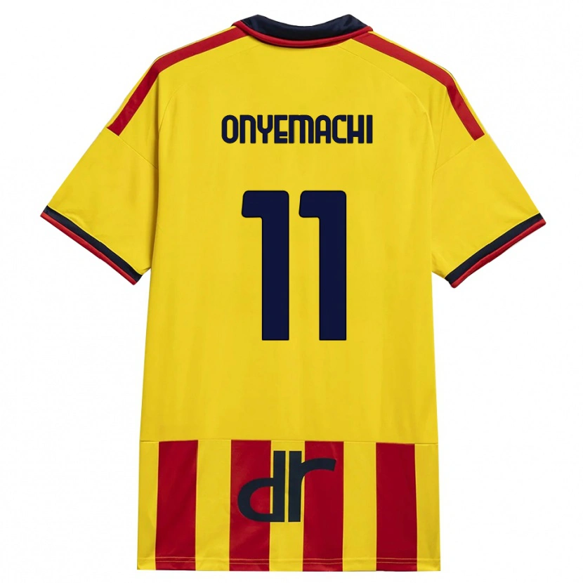 Danxen Heren Divine Onyemachi #11 Geel Rood Thuisshirt Thuistenue 2026/27 T-Shirt België