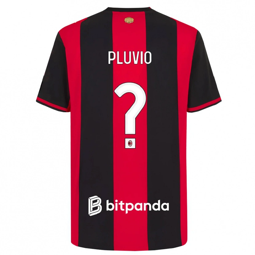 Danxen Heren Nicholas Pluvio #0 Rood Zwart Wit Thuisshirt Thuistenue 2026/27 T-Shirt België