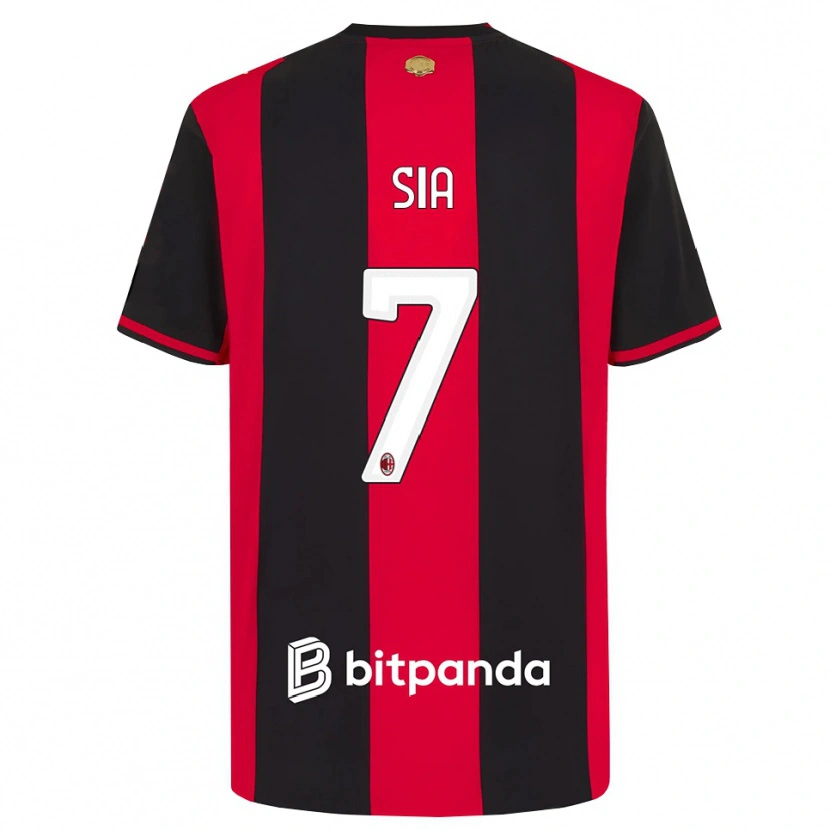 Danxen Heren Diego Sia #7 Rood Zwart Wit Thuisshirt Thuistenue 2026/27 T-Shirt België