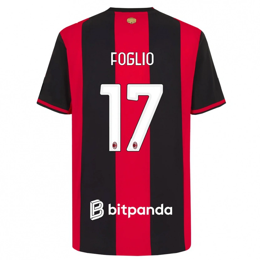 Danxen Heren Christian Foglio #17 Rood Zwart Wit Thuisshirt Thuistenue 2026/27 T-Shirt België