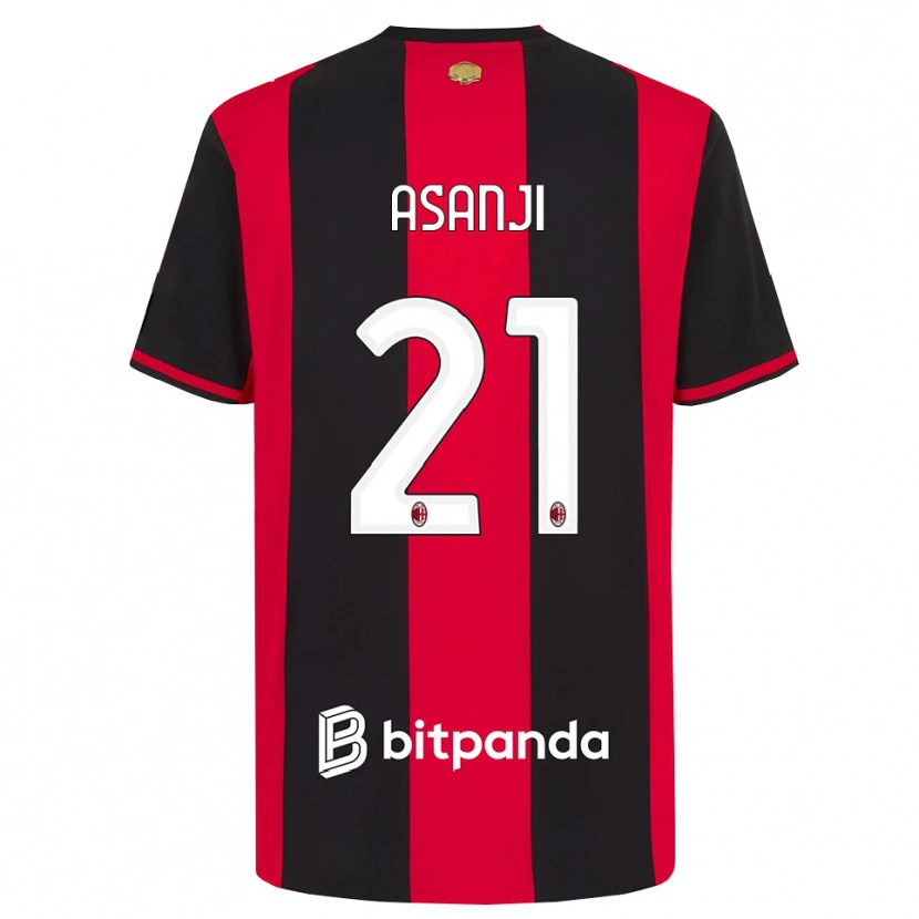 Danxen Heren Levis Asanji #21 Rood Zwart Wit Thuisshirt Thuistenue 2026/27 T-Shirt België