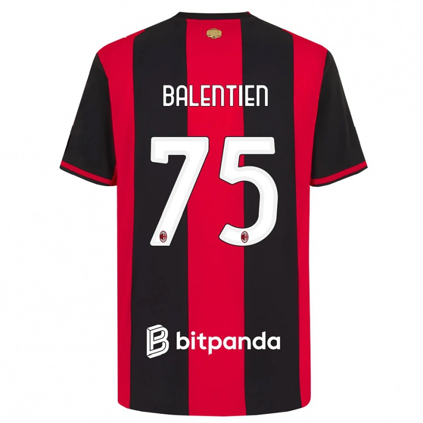 Danxen Heren Cheveyo Balentien #75 Rood Zwart Wit Thuisshirt Thuistenue 2026/27 T-Shirt België