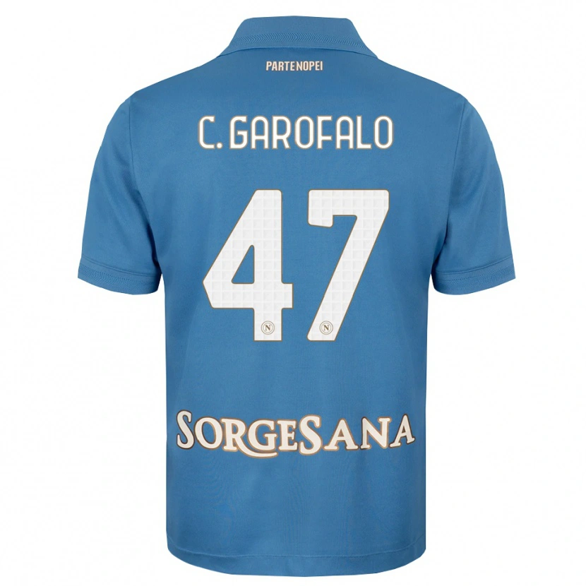 Danxen Heren Christian Garofalo #47 Haze Blauw Wit Thuisshirt Thuistenue 2026/27 T-Shirt België