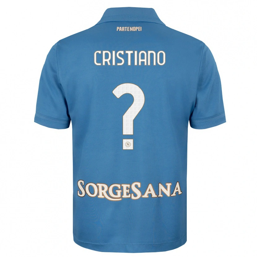 Danxen Heren Carmine Cristiano #0 Haze Blauw Wit Thuisshirt Thuistenue 2026/27 T-Shirt België