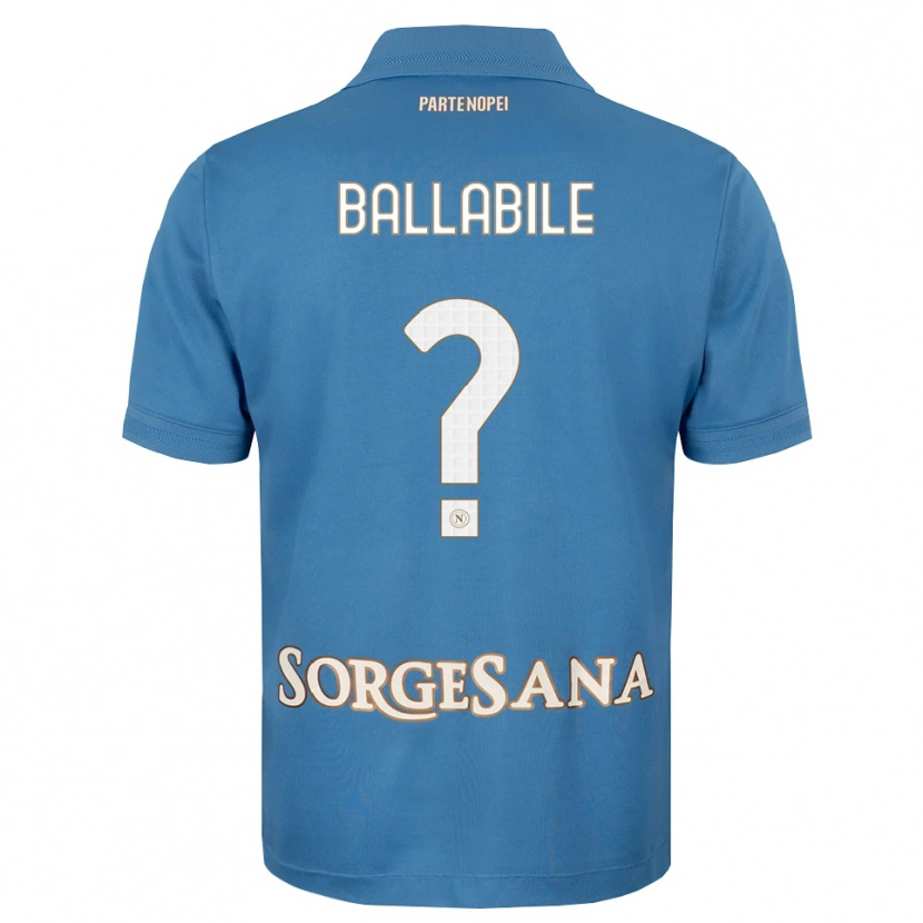 Danxen Heren Ernesto Ballabile #0 Haze Blauw Wit Thuisshirt Thuistenue 2026/27 T-Shirt België