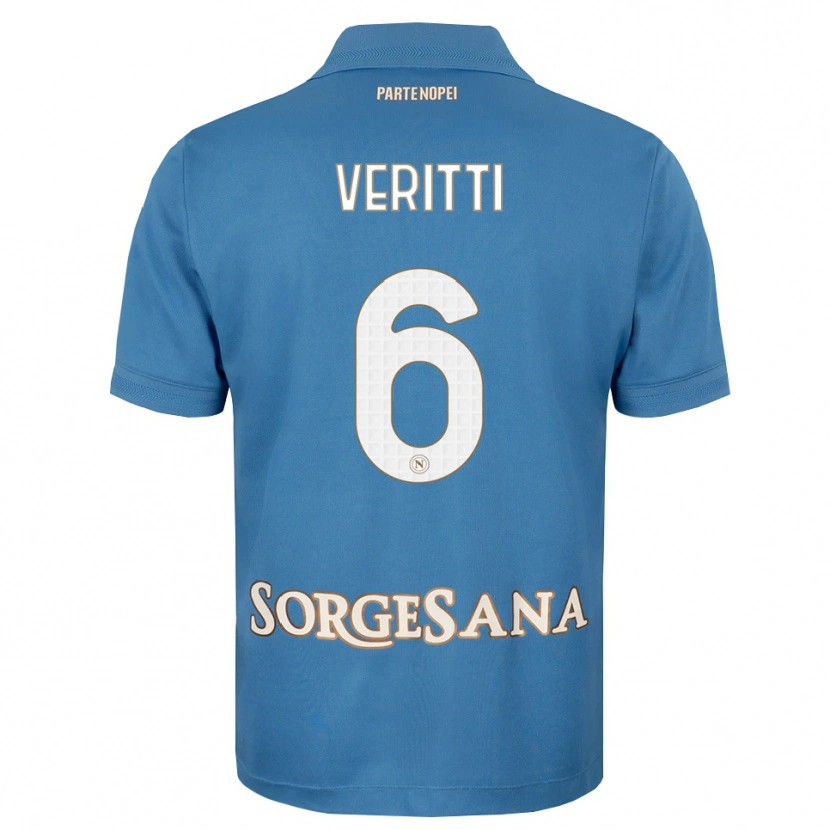 Danxen Heren Federica Veritti #6 Haze Blauw Wit Thuisshirt Thuistenue 2026/27 T-Shirt België